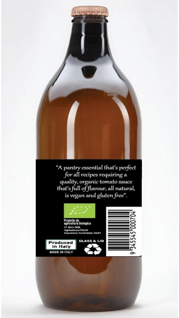Classica Organic Sicilian Cherry Tomato Passata - Vegan - Gluten Free - Image 3