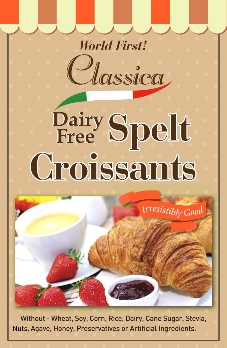 Classica Spelt Sourdough Croissants - Vegan (Par baked-Refrigerated)